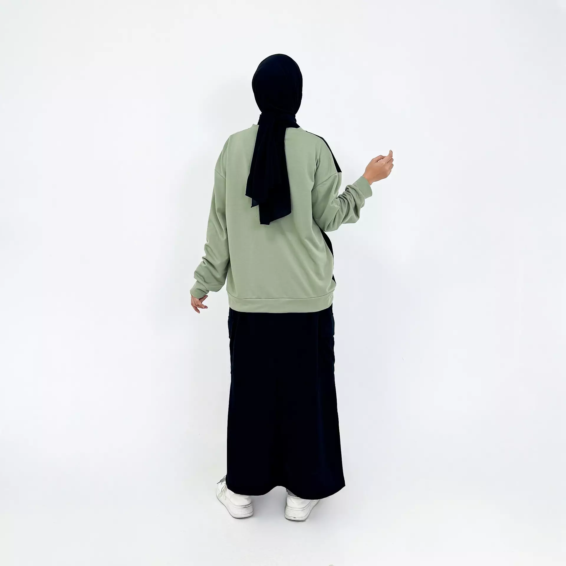 Tissa Set Sporty Skirt | Setelan Training Olahraga Rok Panjang Wanita