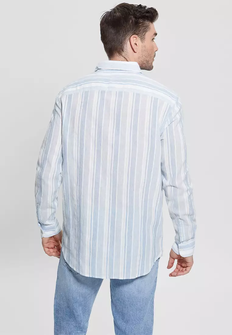 Guess camden sale striped tee