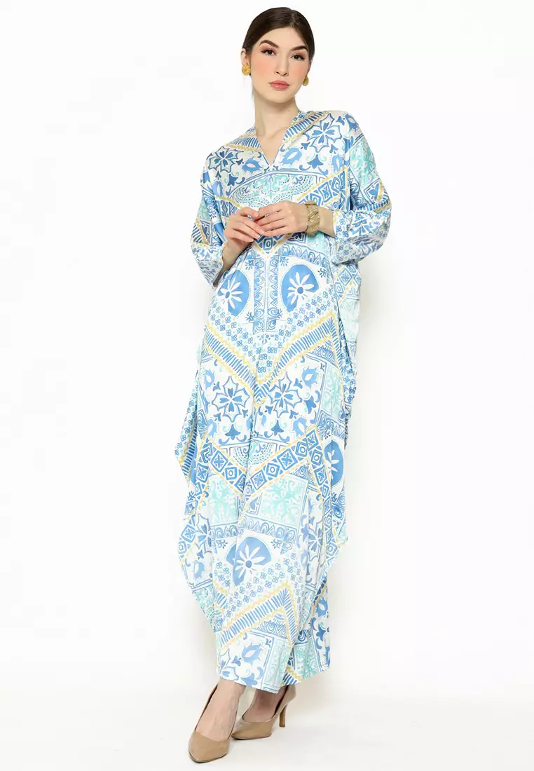 Kanzi Long Sleeve Ethnic Kaftan
