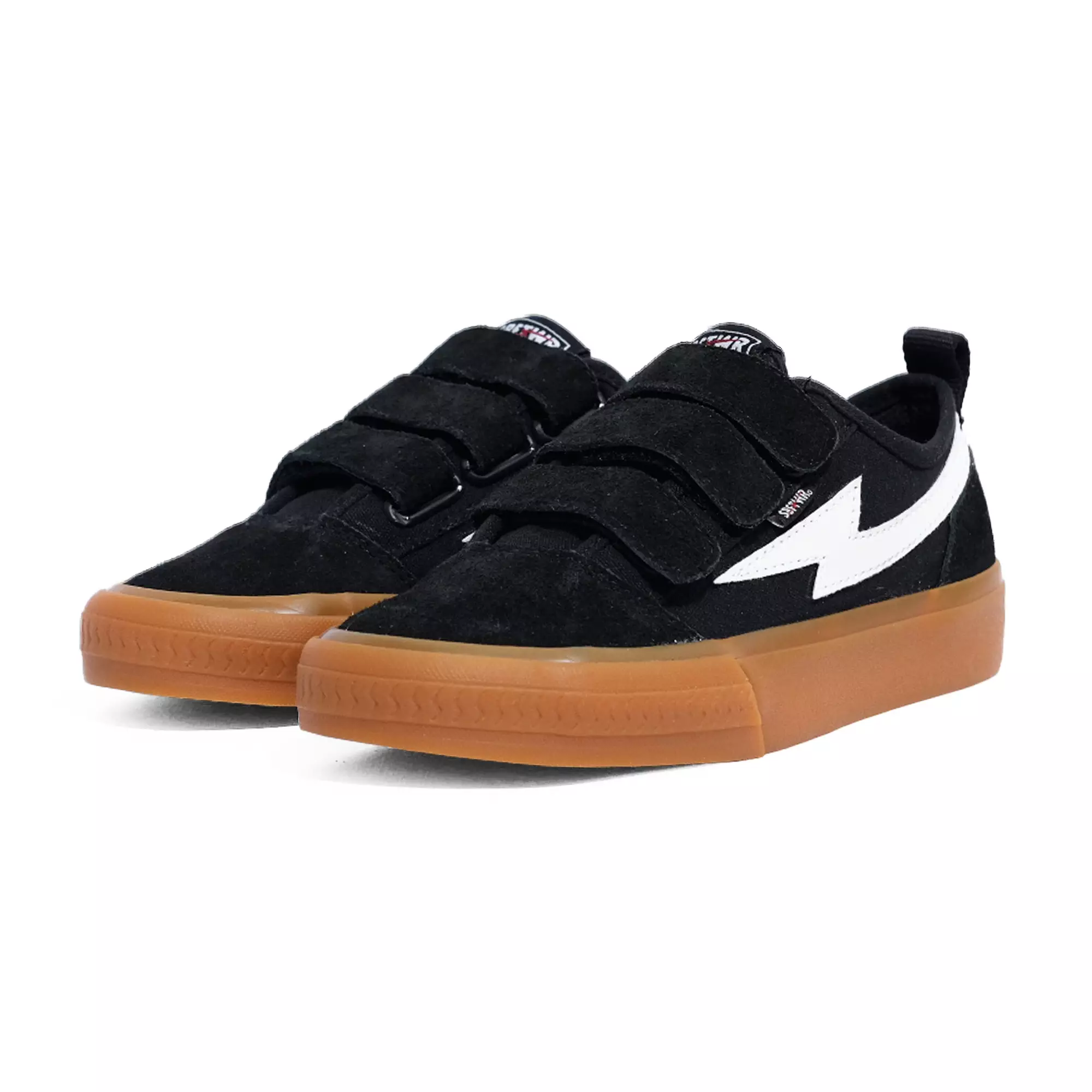 SABA Reno Mono Black Gum - Sepatu Sneakers Casual Pria Wanita