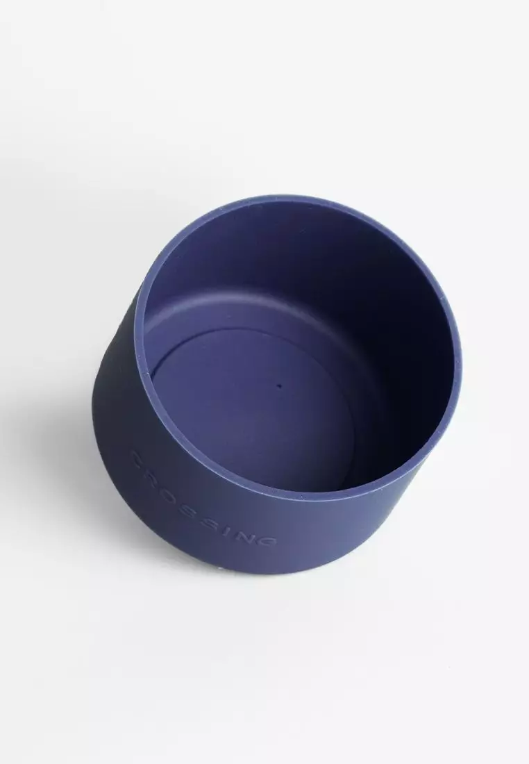 Crossing Silicone Water Bottle Boot - Fits Diameter 7-7.5cm (550ml) Blistered Pack - Dark Blue
