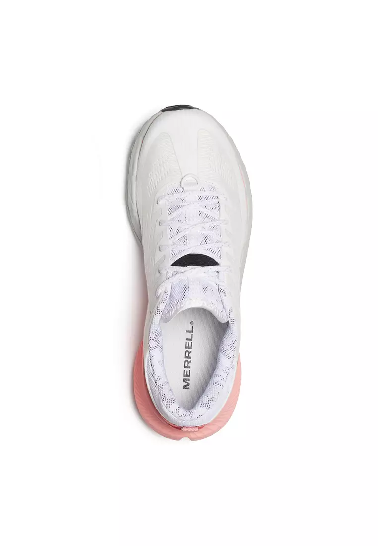 Agility Peak 5 – White/Soft Coral Women’s Trail Running Shoes