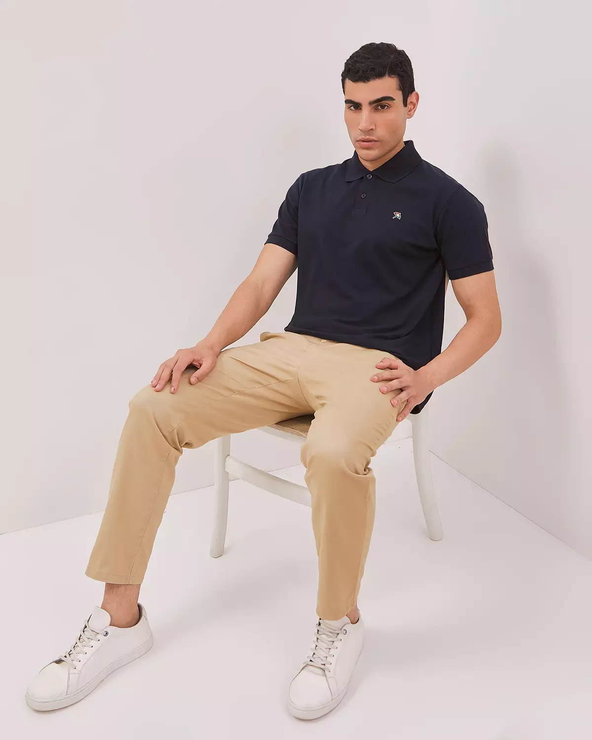 MEN'S BASIC NAVY POLO SHIRT