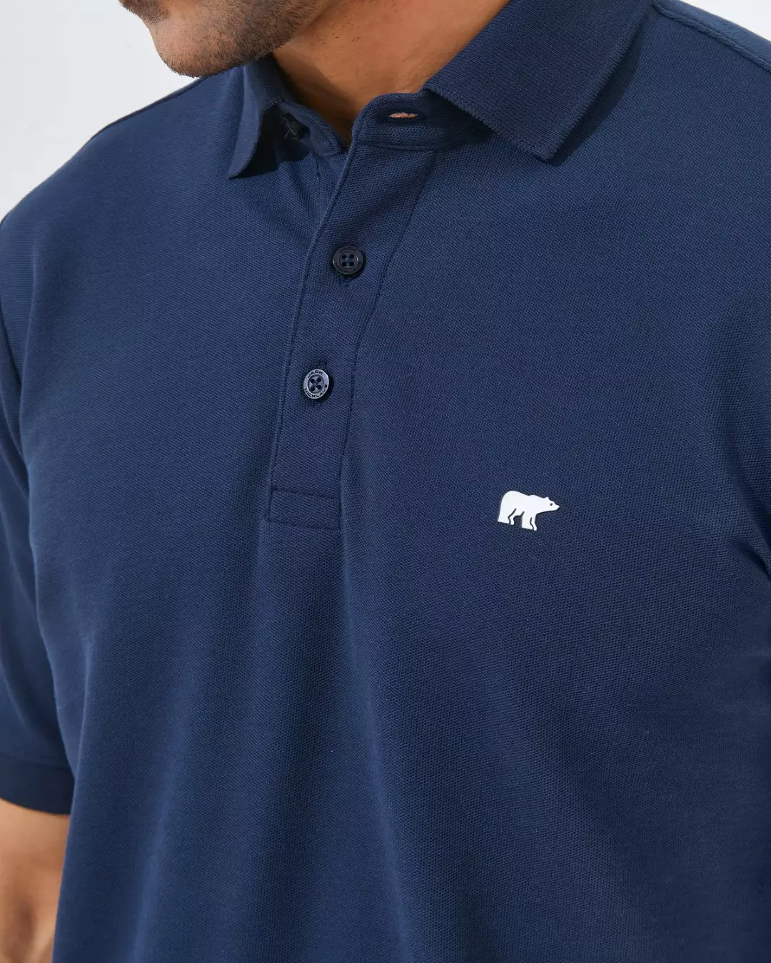 Jack Nicklaus Cairo Polo Shirt Pria Regular Fit Navy Colour Navy