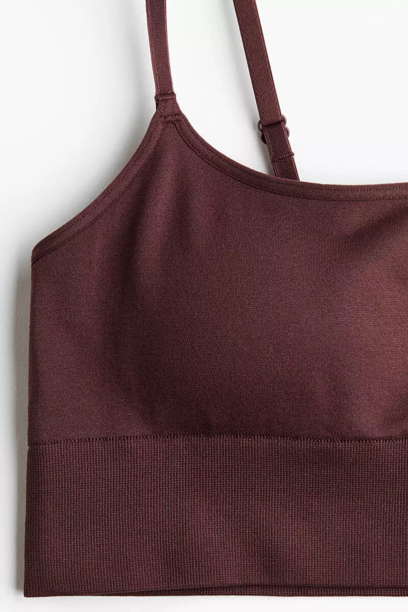 Seamless padded bralette