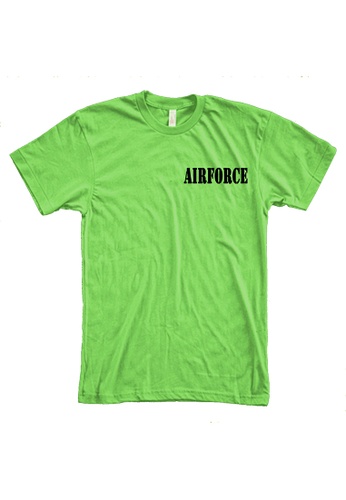 MRL Prints green Pocket Airforce T-Shirt 945D6AA4F67266GS_1