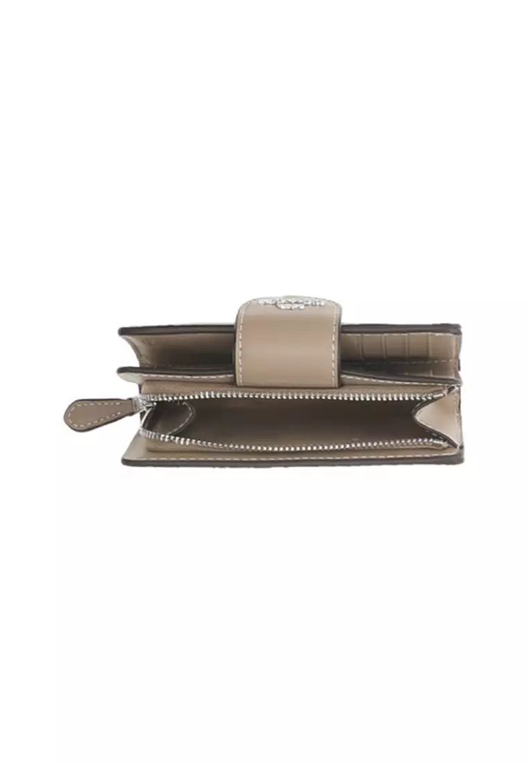 MEDIUM CORNER ZIP 女士錢包沙黃色CW786