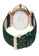 Gevril green GV2 Berletta Women's White Dial Green Vegan Quilted Strap Watch 4366CAC5DBA00CGS_2