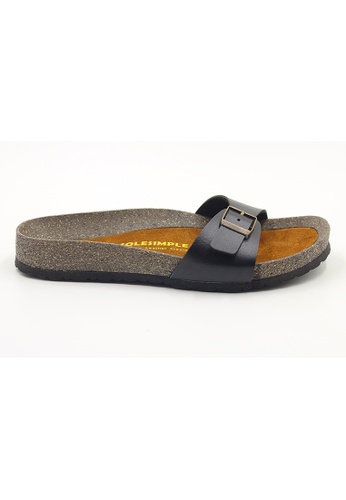 SoleSimple black Lyon - Black Sandals & Flip Flops & Slipper 5710FSH7994F45GS_1