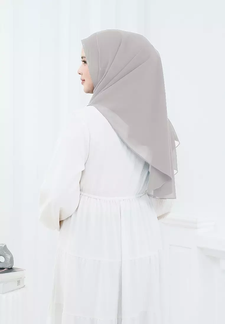 HIJAB INSTAN ZHAZA - GREY