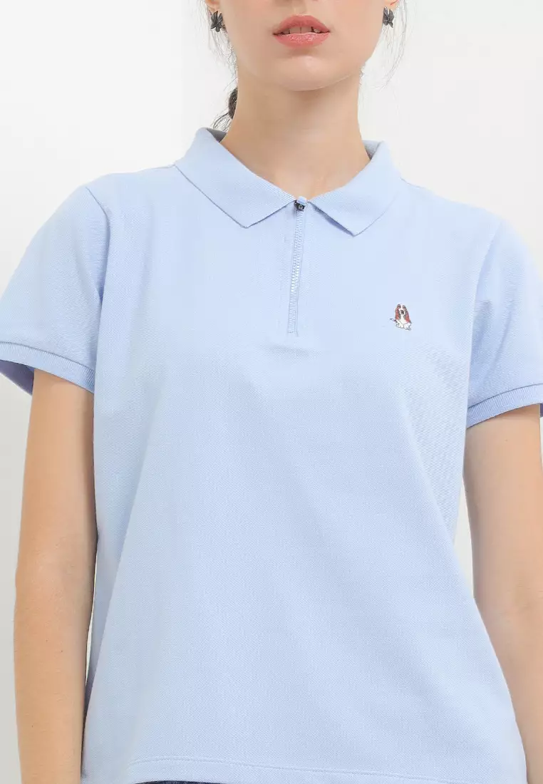 Derary Polo Zipped Polo Shirt