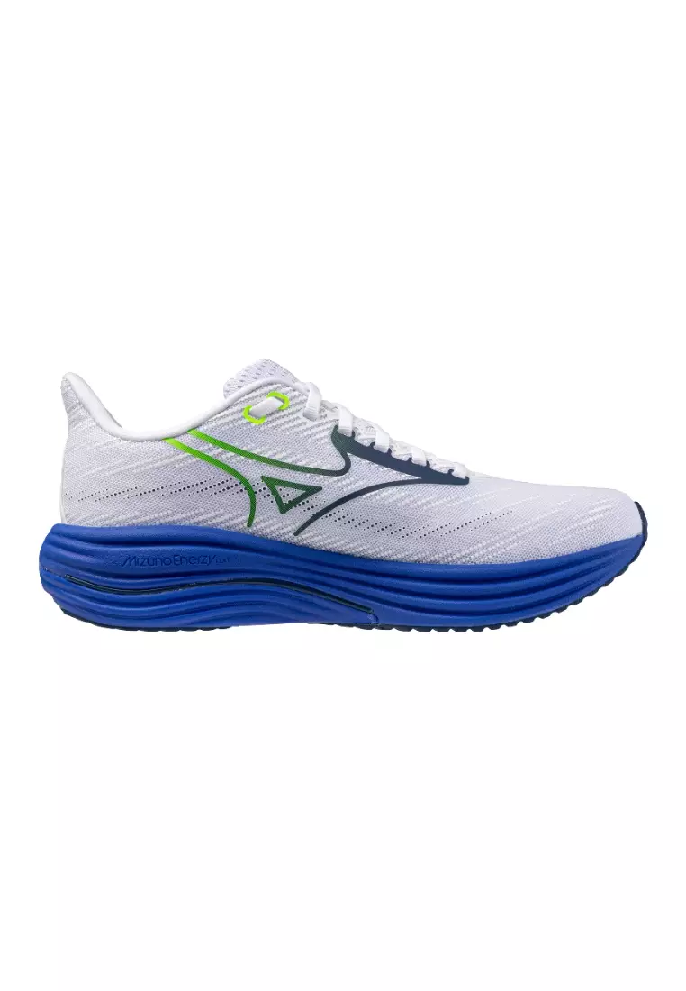 Wave Rider 29 Men's Running Shoe White/Estate Blue/Lightning Yellow