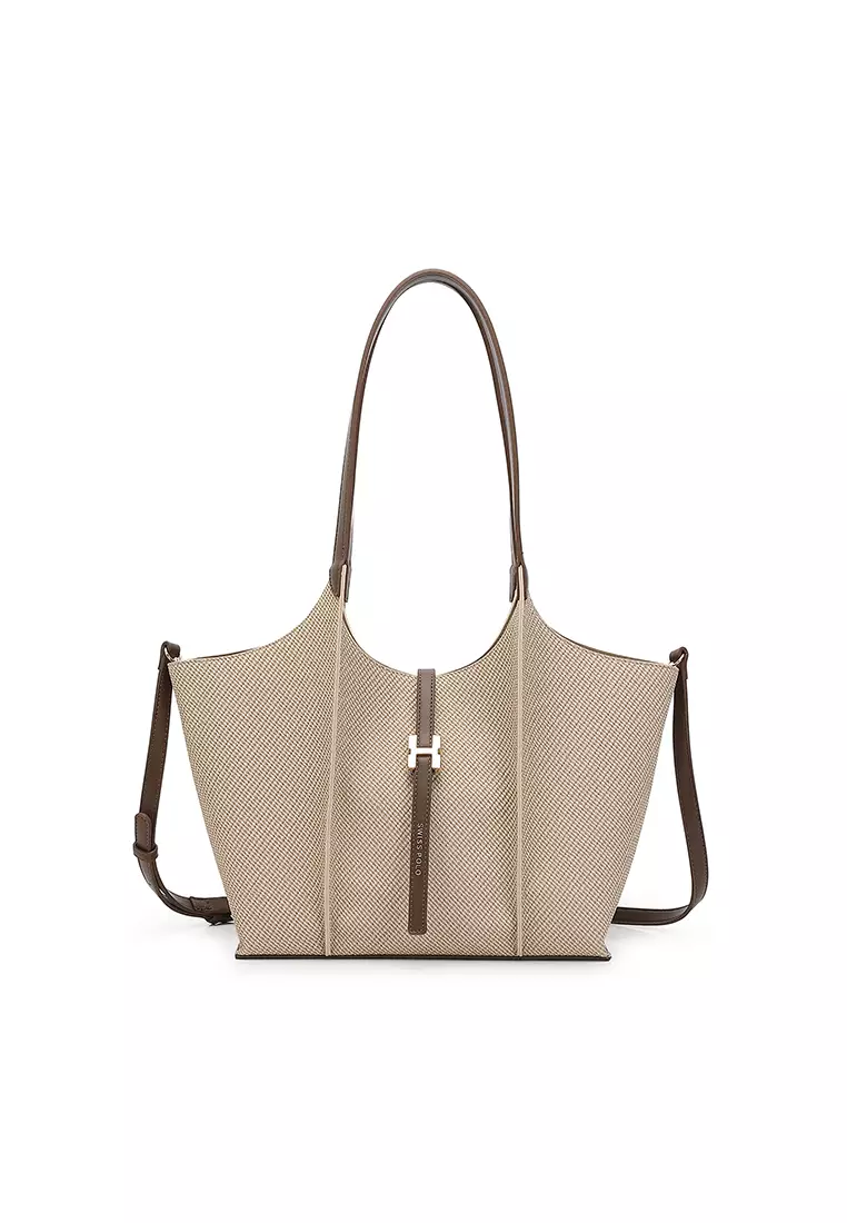 Women's Top Handle Bag / Sling Bag / Crossbody Bag / Shoulder Bag (Tas Tangan Wanita / Tas Selempang Wanita / Tas Bahu Wanita) - Cokelat