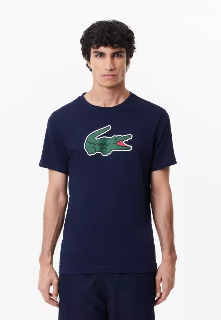 Buy Lacoste Sport Ultra-Dry Croc Print T-shirt Online ZALORA