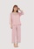 QuestChic white and pink and multi and beige Caline Satin Pajama Set 33237AA9C5C114GS_1