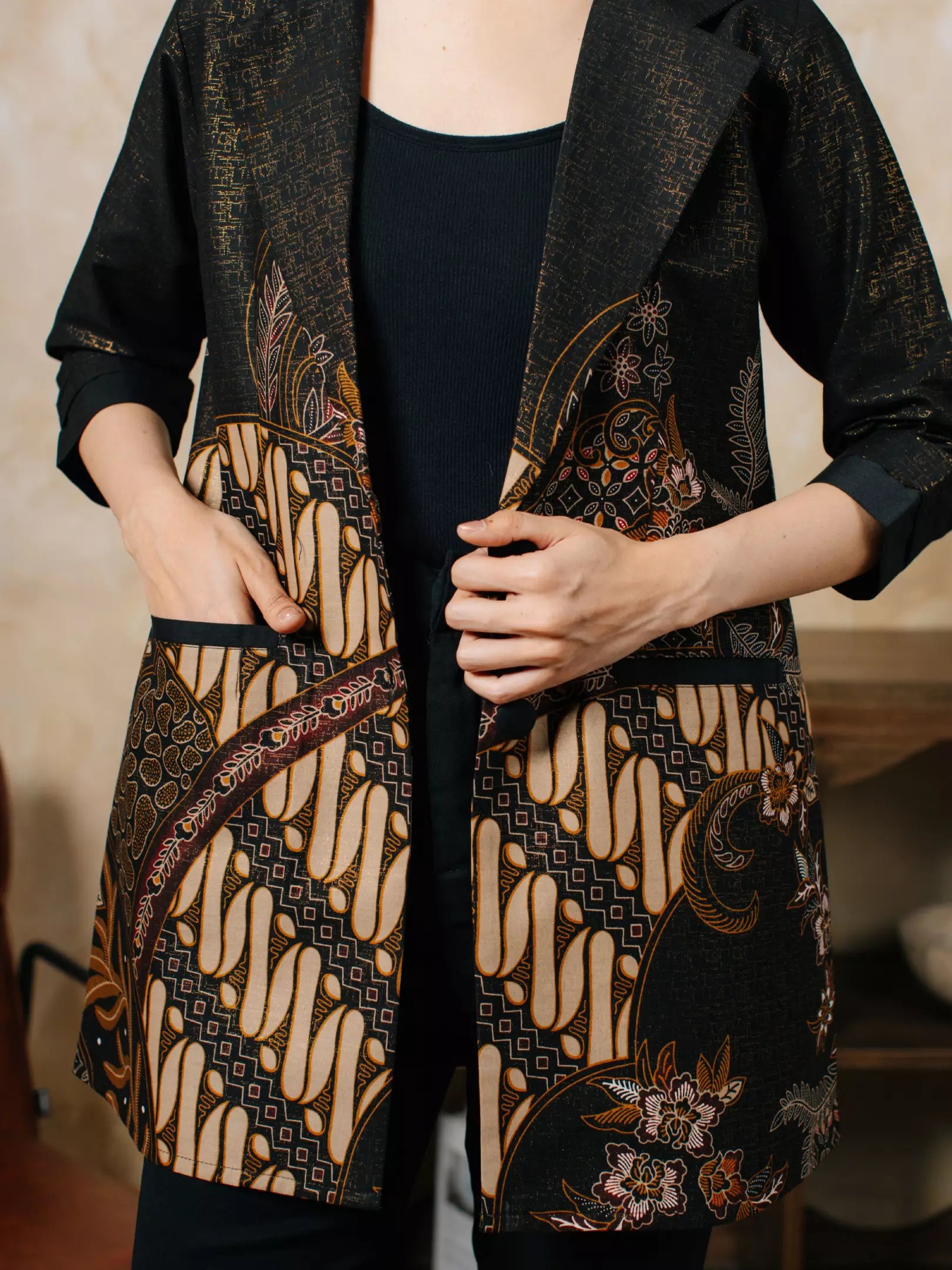 Adyatma Naratma Black Outer Katun Foil