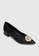 Milliot & Co. black Eugenia Pointed Toe Pumps 47EF8SH323CAB9GS_2