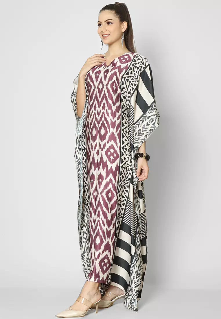 Kanzi Exclusive Short Sleeve Classic Kaftan