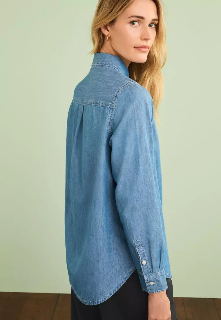 Buy NEXT Denim Shirt Online | ZALORA Malaysia