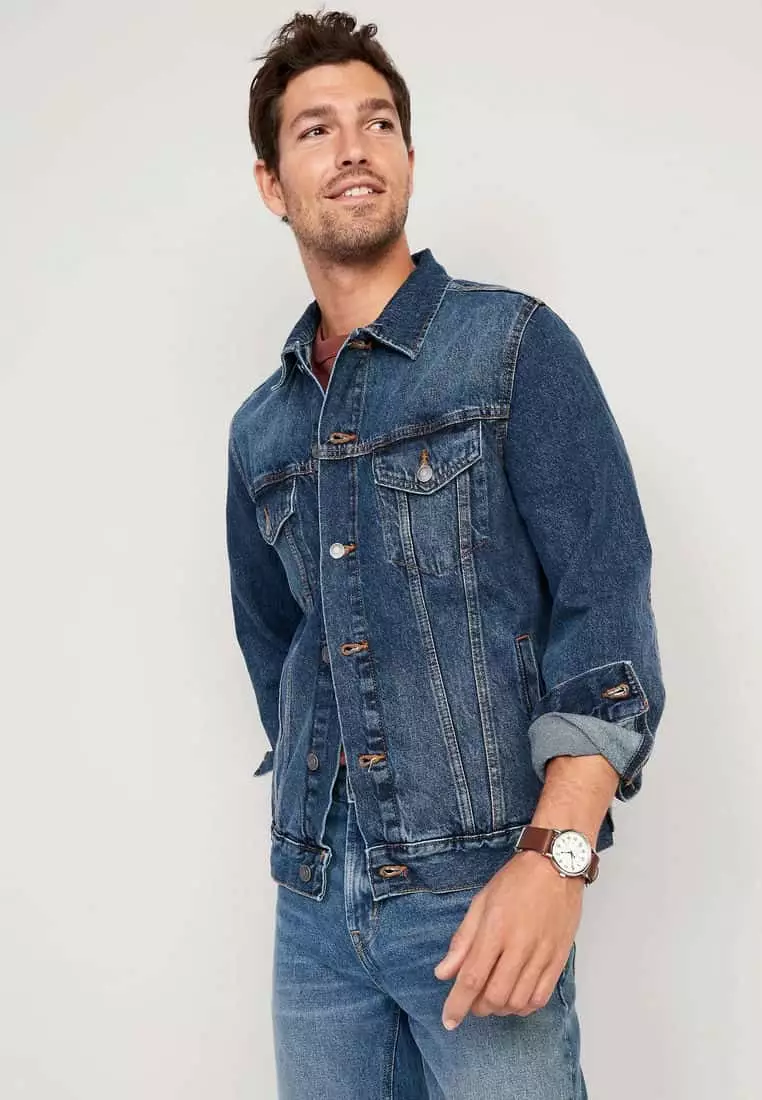 Jean jacket men old navy on sale