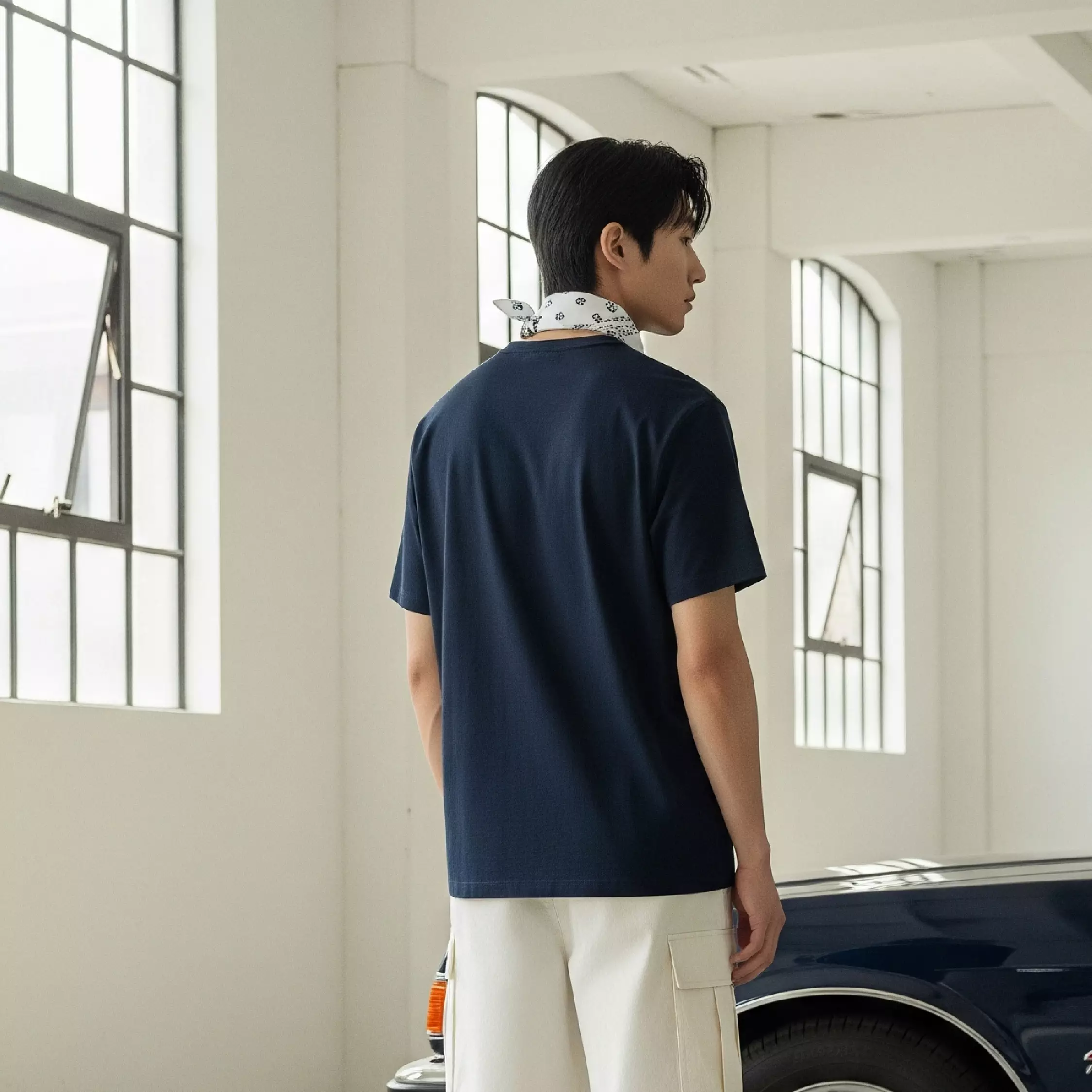 Kale AXELO REGULER NAVY Organic Cotton | T-Shirt Basic