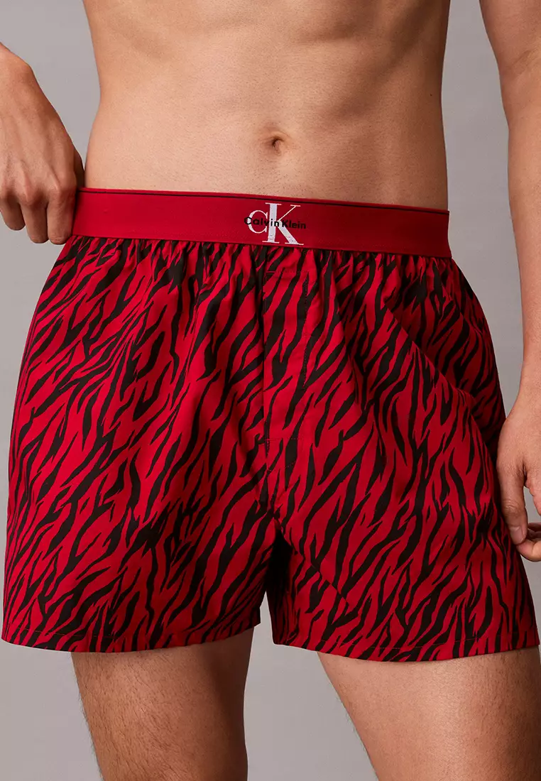 Cotton Monogram Slim Boxers - Calvin Klein Underwear