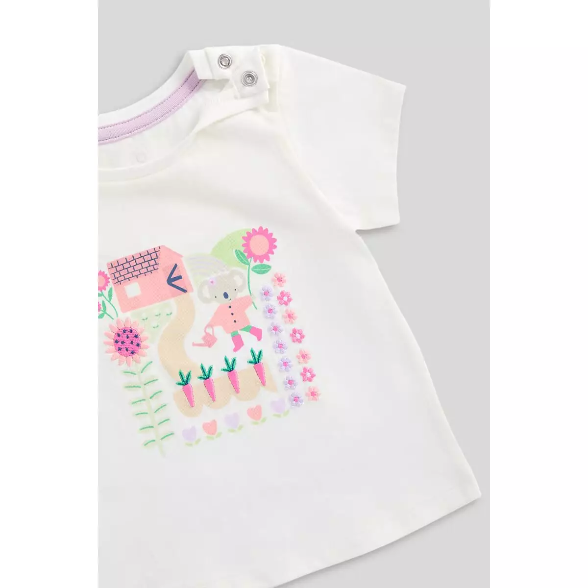 Mothercare T-Shirt and Hoodie Set - Set Jaket Kaos Bayi Perempuan (Ungu)