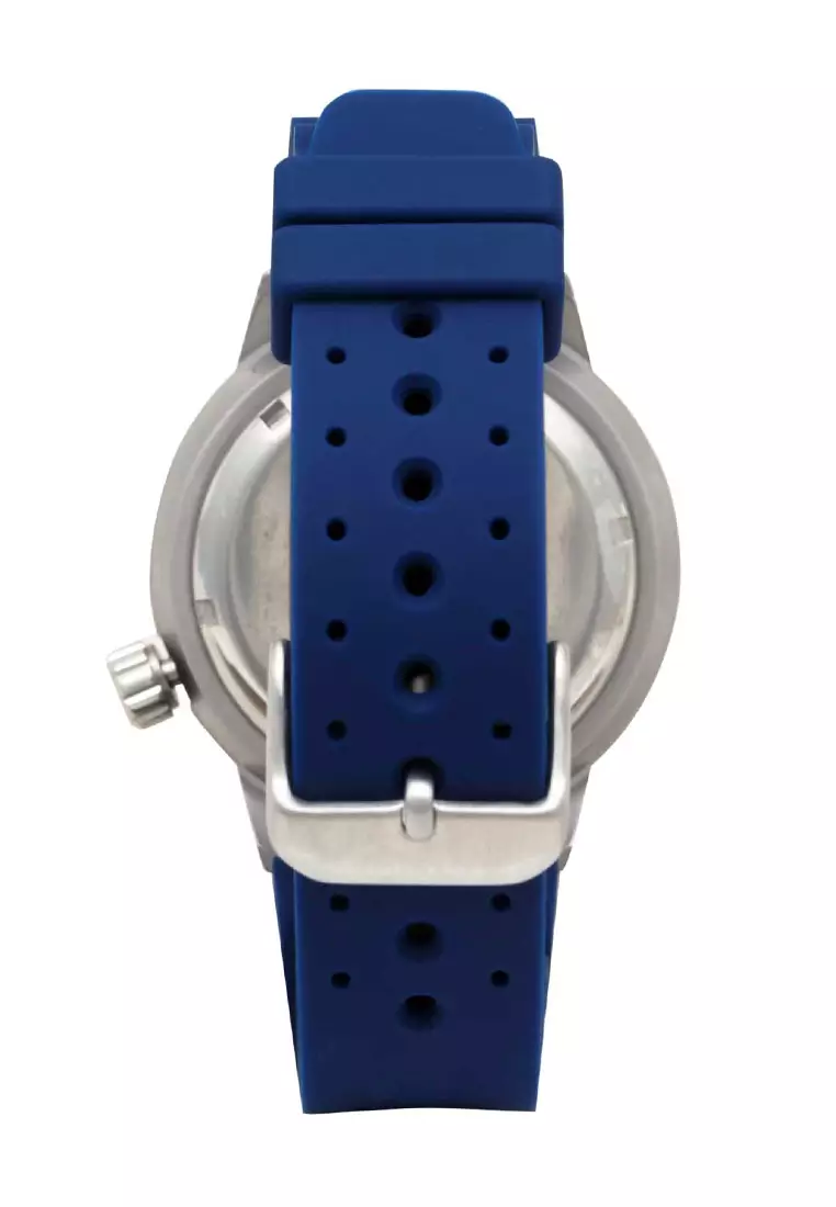 Alba Jam Tangan Pria - Blue Silver - Rubber Strap - AL4251