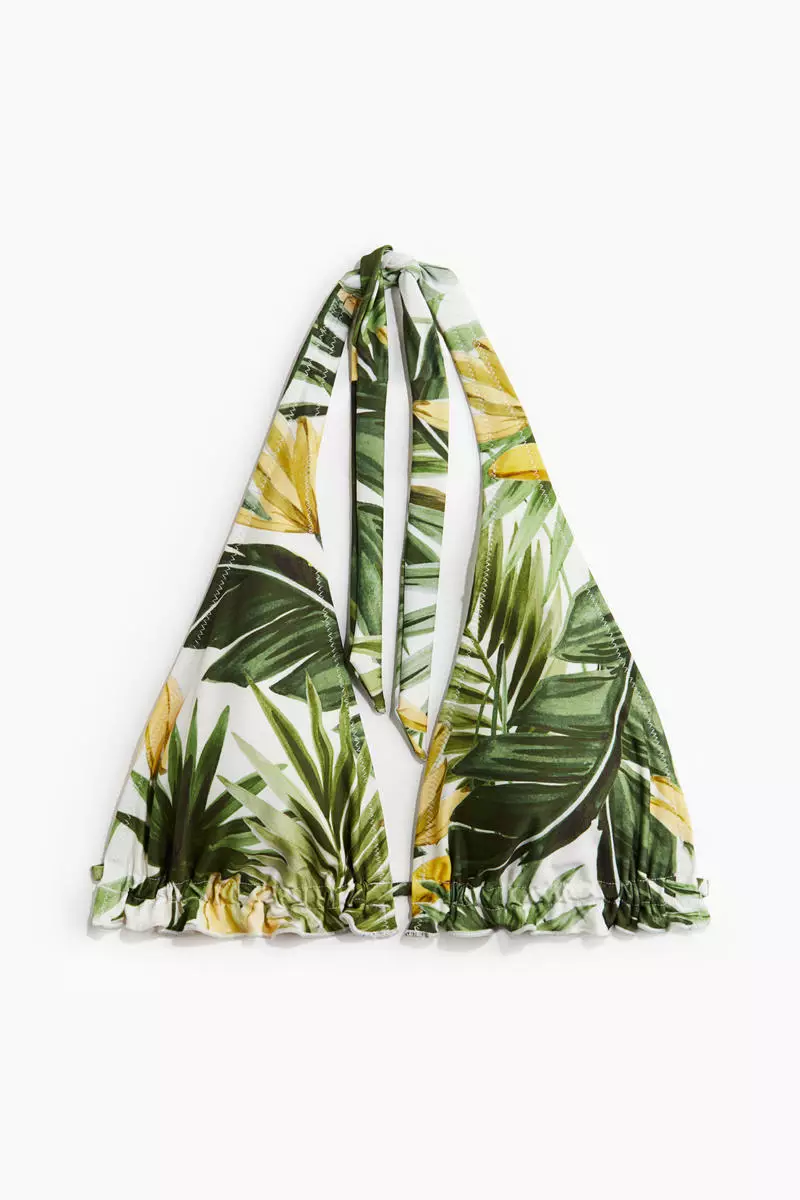 Padded triangle bikini top