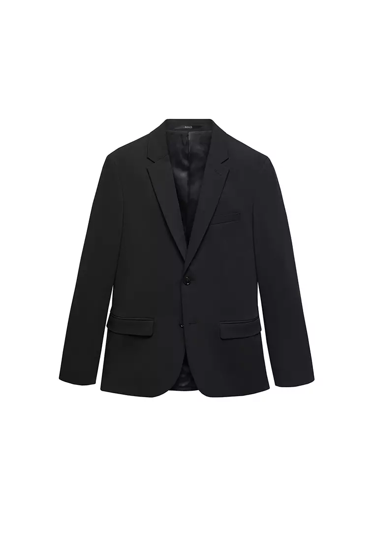 Buy MANGO Man Super Slim-Fit Suit Jacket In Stretch Fabric 2024 Online ...