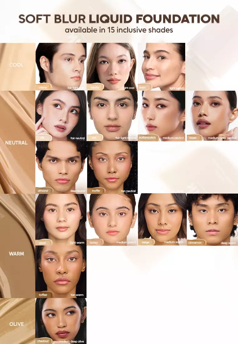 soft blur liquid foundation - creme