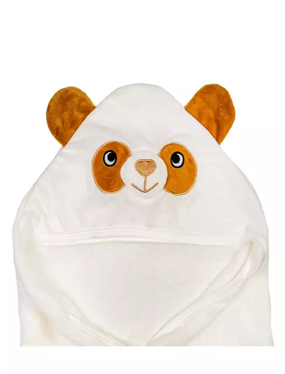 Premium 3D Animal Hooded Bamboo Bath Towel Panda (400GSM)