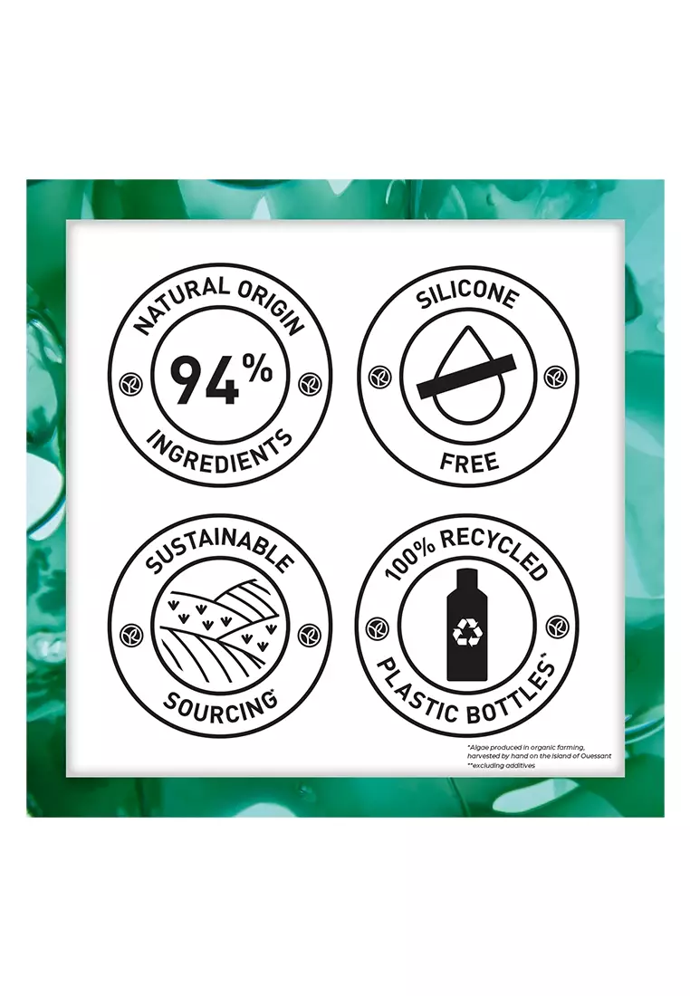 Refresh Purifying Shampoo with Organic Algae- 300ml Reduce Sebum for Normal to Oily Hair