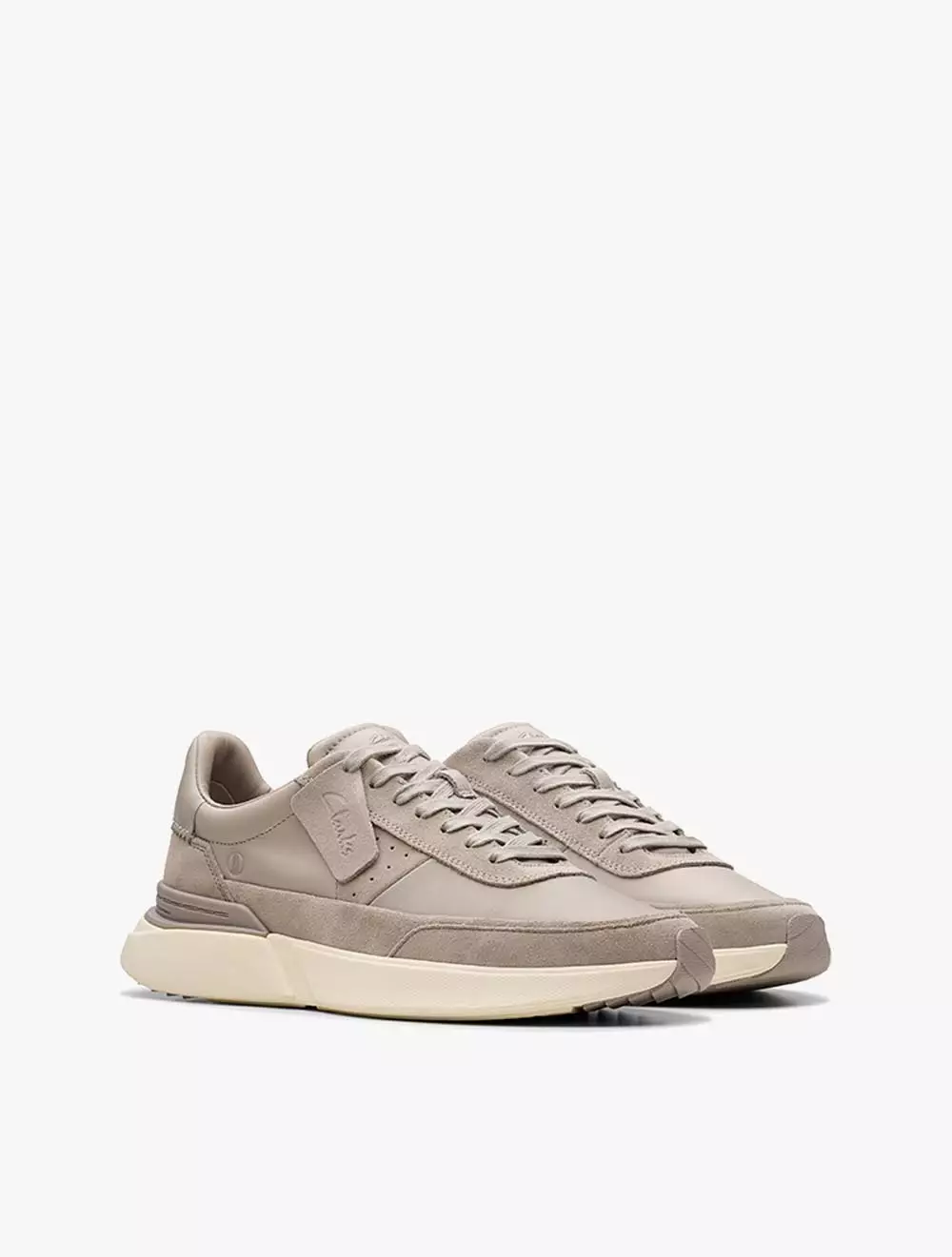 Clarks Craft Pace Grey Leather