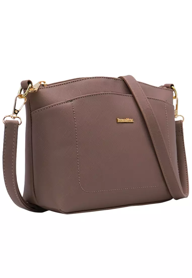 POLO HILL Velvette Crossbody Sling Bag
