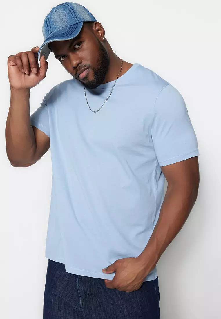 Plus Size Cotton Regular Fit T-Shirt