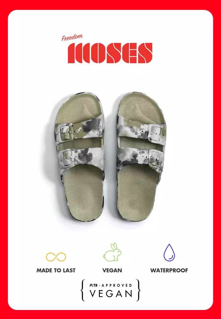 Discount on Freedom Moses  shoes - SKU: Freedom Moses Kids Bandhani Khaki 