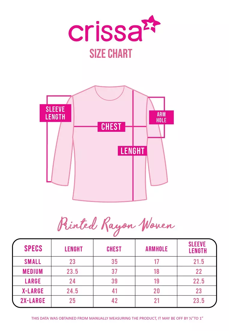 Woven Printed Rayon Long Sleeves Blouse