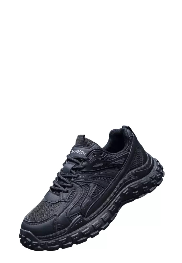 Sneakers Pria Sepatu Sport Bertali Kualitas Bagus QN239