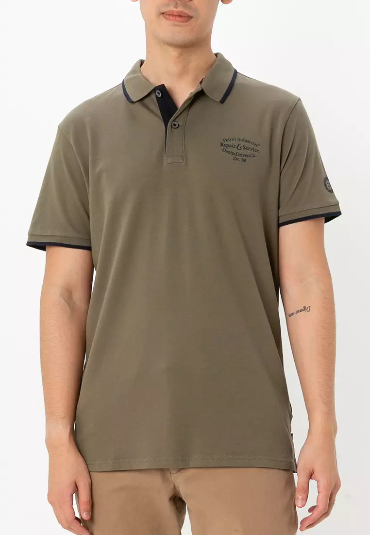 Logo Print Polo Shirt