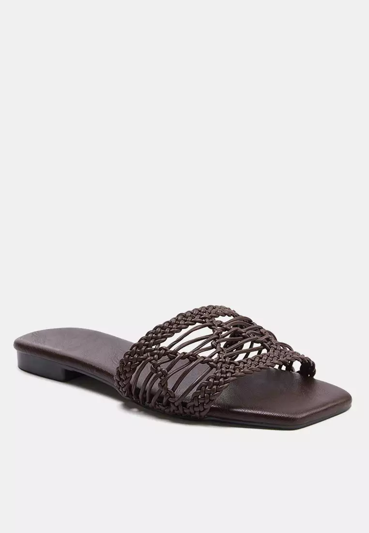Weave Detailed Sandals