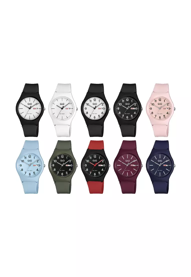 Watch By Citizen A212J006Y Men Analog Watch with Blue Rubber Strap