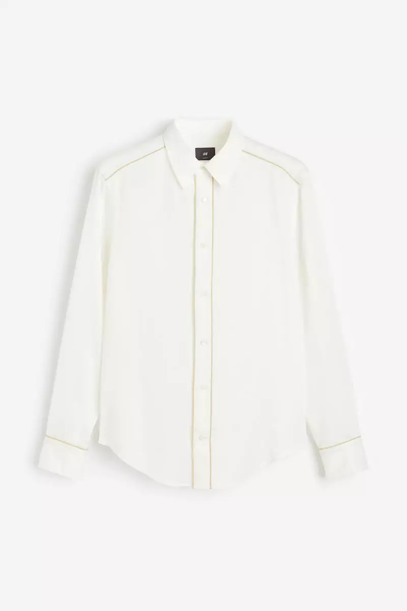 Slim Fit Lyocell shirt