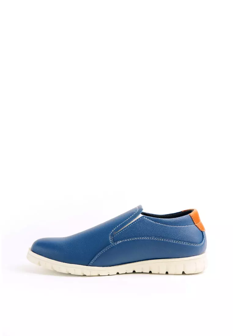 PAULMAY - Sepatu Casual Slip on Pria Modena 46 Navy