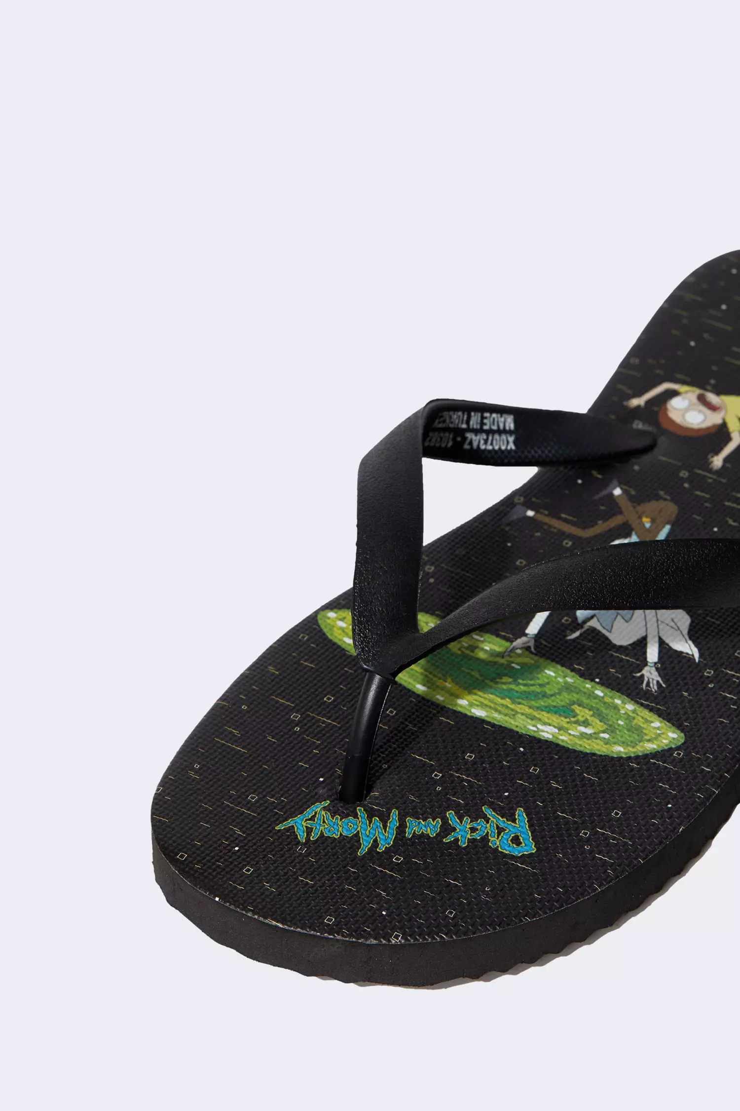 Rick and morty deals flip flops