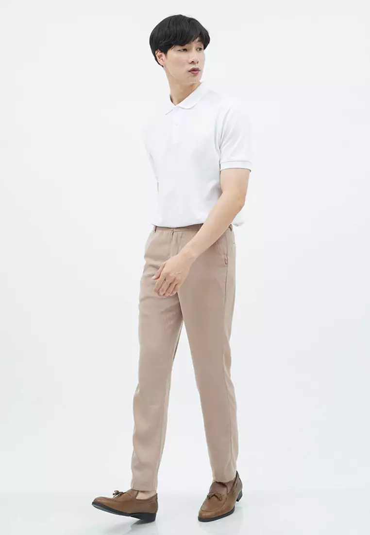 polo shirt baju kaos kerah polo slim houseofcuff putih