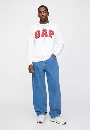 gap MEN'S COLLECTIONS 大型版 Heavyweight Oversized Quarter-Zip Pullover | Gap
