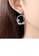 Glamorousky white Fashion Simple Geometric Flower Earrings with Cubic Zirconia 1D391ACBDAD15CGS_5