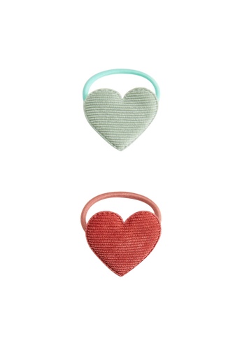 Buy Mango Kids Heart Hair Tie 2 Set Zalora Hk