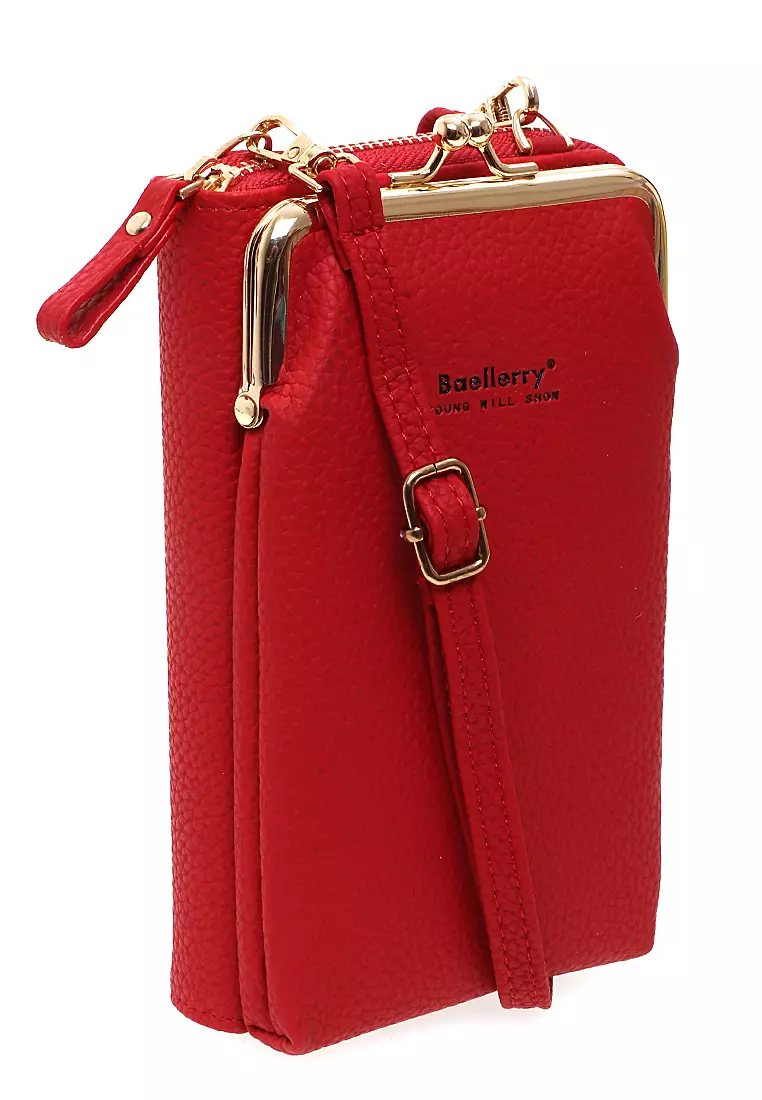 Sling Bag Tas Selempang Wanita Mini Design Many Slot Material Leather Kulit ORIGINAL